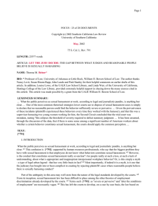 Page 1 FOCUS - 23 of 28 DOCUMENTS University of Southern California
