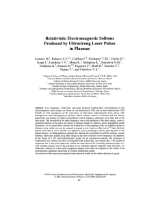 Relativistic Electromagnetic Solitons Produced by Ultrastrong Laser Pulses in Plasmas