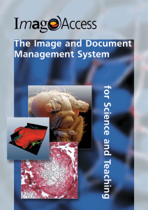 The Image and Document Management System for Science and T eaching
