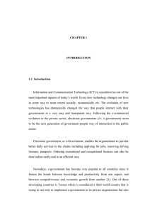 1  Information and Communication Technology (ICT) is considered as one of... most important aspects of today’s world. Every new technology changes...