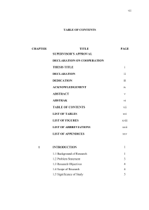 vii  i TABLE OF CONTENTS