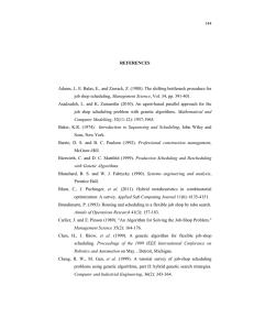 144 Adams, J., E. Balas, E., and Zawack, Z. (1988). The... Management Science REFERENCES