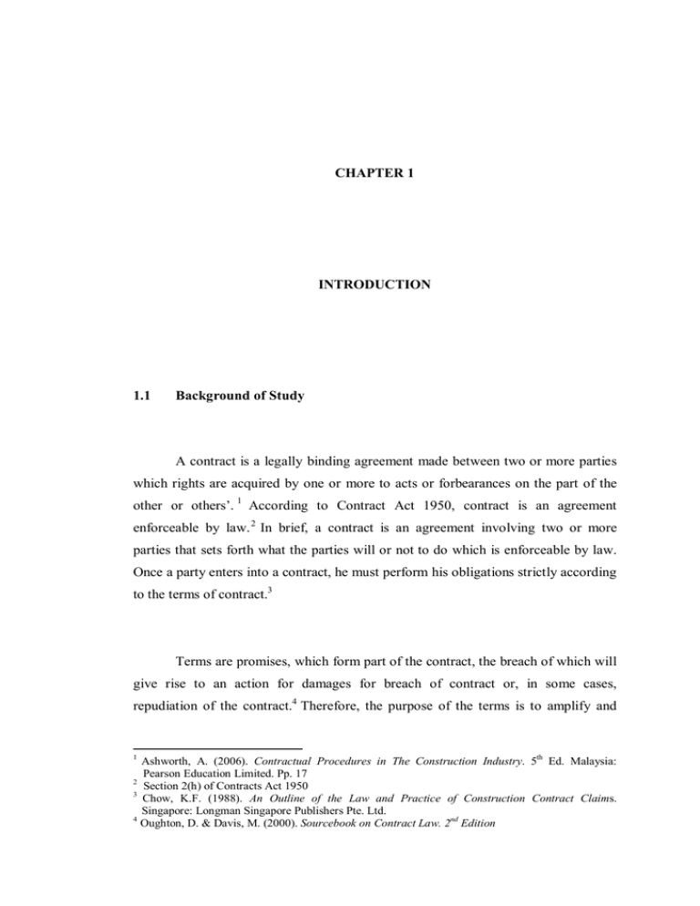 Chapter 1 Introduction 1 1