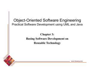 Object-Oriented Software Engineering Practical Software Development using UML and Java Chapter 3: