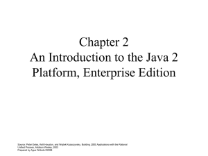 Chapter 2 An Introduction to the Java 2 Platform, Enterprise Edition