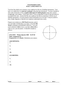 ENGINEERING H192 DAILY ASSIGNMENT E1