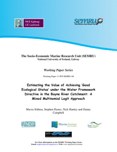 11-WP-SEMRU-06 For More Information on the SEMRU Working Paper Series Email: