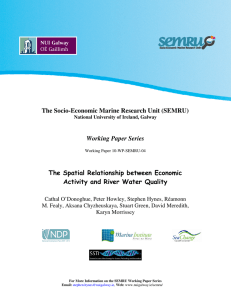 10-WP-SEMRU-04 For More Information on the SEMRU Working Paper Series Email: