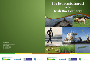 Th e Economic Impact Irish Bio-Economy of the Contact Details: