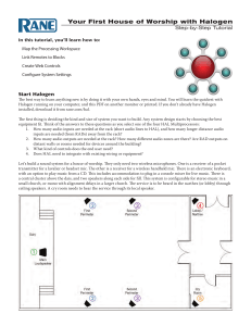 Your First House of Worship with Halogen Start Halogen Step-by-Step Tutorial