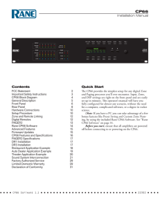 CP66 Installation Manual