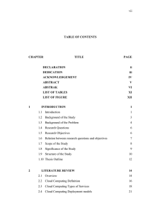 vii TABLE OF CONTENTS CHAPTER