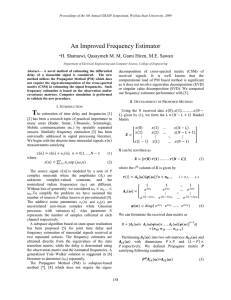 An Improved Frequency Estimator