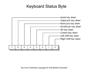 Keyboard Status Byte