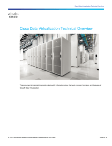 Cisco Data Virtualization Technical Overview