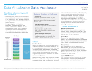 Data Virtualization Sales Accelerator Move Closer to Business Buyers with Data Virtualization