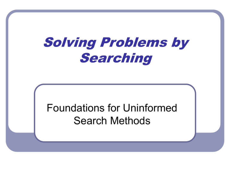 research of 10 paper about solving problems informed and uninformed