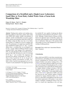 Comparison of a Stratified and a Single-Layer Laboratory