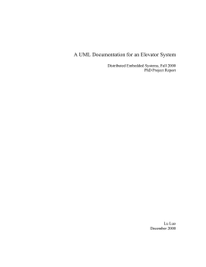 A UML Documentation for an Elevator System  PhD Project Report