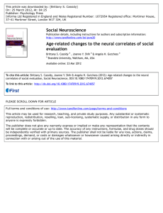 This article was downloaded by: [Brittany S. Cassidy] Publisher: Psychology Press