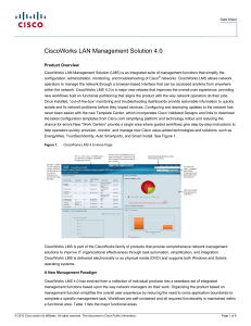 CiscoWorks LAN Management Solution 4.0 Product Overview