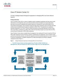 Cisco IP Solution Center 5.2
