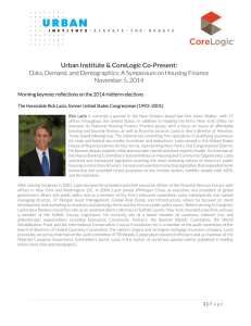 Urban Institute &amp; CoreLogic Co-Present: November 5, 2014