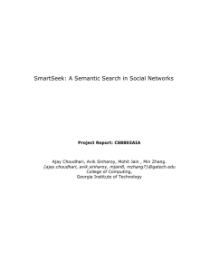 SmartSeek: A Semantic Search in Social Networks