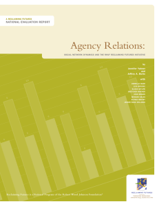 Agency Relations: NATIONAL EVALUATION REPORT by Jennifer Yahner