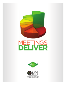 DELIVER MEETINGS