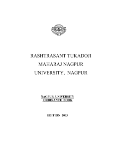 RASHTRASANT TUKADOJI MAHARAJ NAGPUR UNIVERSITY,  NAGPUR