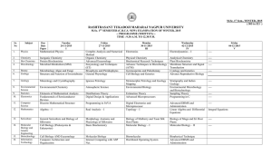 RASHTRASANT TUKADOJI MAHARAJ NAGPUR UNIVERSITY