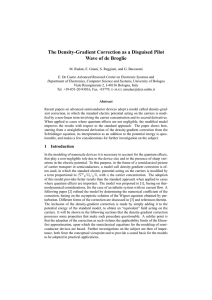 The Density-Gradient Correction as a Disguised Pilot Wave of de Broglie