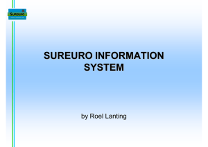 SUREURO INFORMATION SYSTEM by Roel Lanting