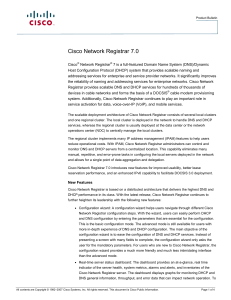 Cisco Network Registrar 7.0