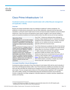 Cisco Prime Infrastructure 1.4