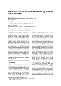 Enhanced Free-air Gravity Anomalies by Satellite Radar Altimetry
