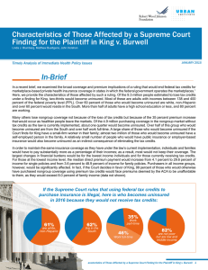 In-Brief Characteristics of Those Affected by a Supreme Court