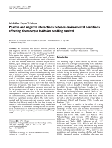 Abstract Keywords and negative effects of environmental conditions on