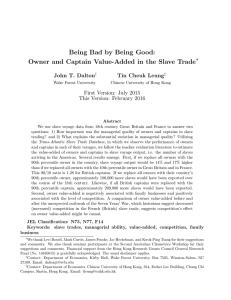 Being Bad by Being Good: ∗ First Version: July 2015