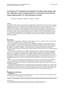 4th International Symposium on  Particle Image Velocimetry PIV’01 Paper 103 2