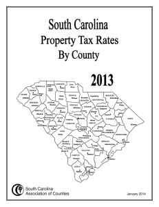 South Carolina Association of Counties January 2014