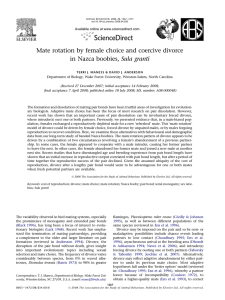 Mate rotation by female choice and coercive divorce