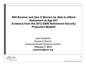Will Boomer and Gen X Women be Able to Afford