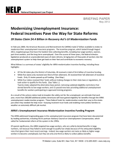 Modernizing Unemployment Insurance: Federal Incentives Pave the Way for State Reforms