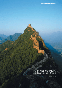 Air France-KLM, a leader in China May 2014 1