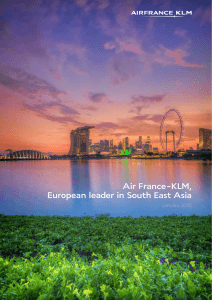 Air France-KLM, European leader in South East Asia January 2015 1