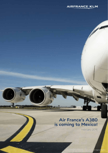 Air France’s A380 is coming to Mexico! February 2016