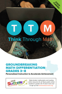 GROUNDBREAKING mAth DIFFERENtIAtION GRADEs 3–8 Personalized Instruction to Accelerate Achievement