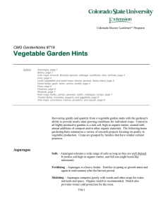 Vegetable Garden Hints CMG GardenNotes #719